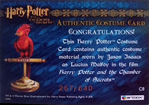 C8 - Lucius Malfoy's Overcloak - Back