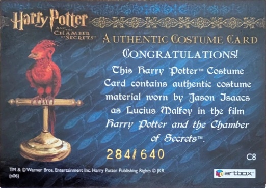 C8 - Lucius Malfoy's Overcloak - Back