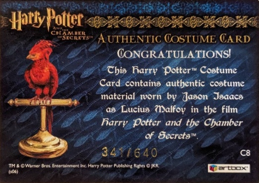 C8 - Lucius Malfoy's Overcloak - Back