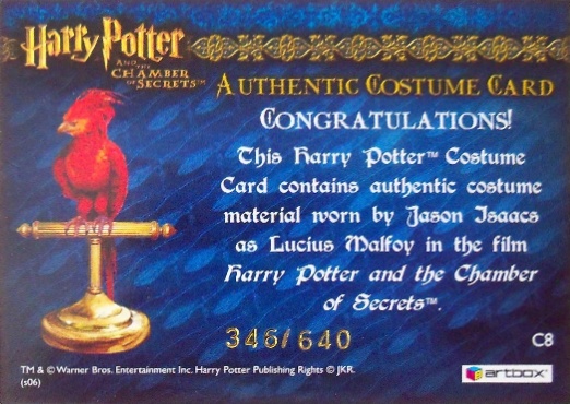 C8 - Lucius Malfoy's Overcloak - Back