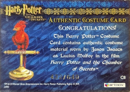 C8 - Lucius Malfoy's Overcloak - Back