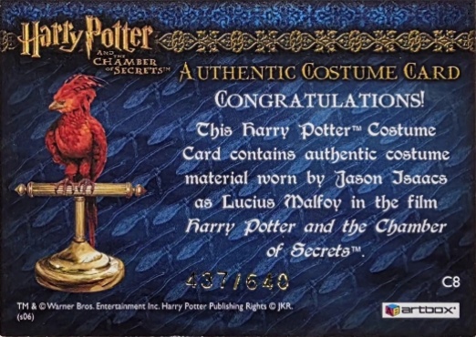 C8 - Lucius Malfoy's Overcloak - Back