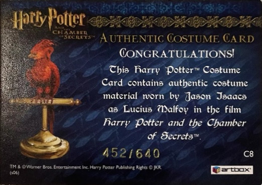 C8 - Lucius Malfoy's Overcloak - Back