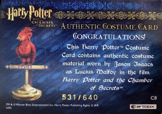 C8 - Lucius Malfoy's Overcloak - Back