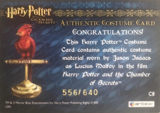 C8 - Lucius Malfoy's Overcloak - Back