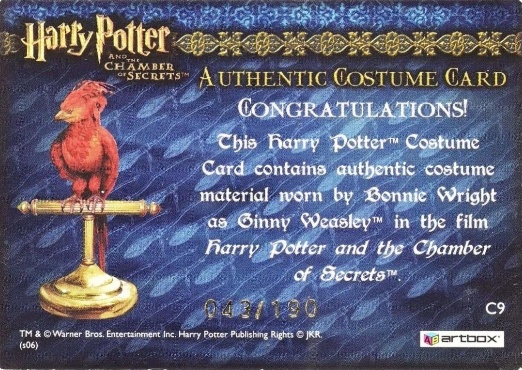 C9 - Ginny Weasley's Grey Sweater - Back