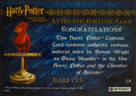 C9 - Ginny Weasley's Grey Sweater - Back