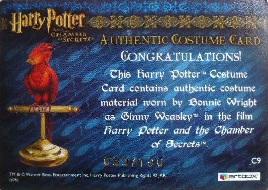 C9 - Ginny Weasley's Grey Sweater - Back