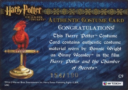 C9 - Ginny Weasley's Grey Sweater - Back