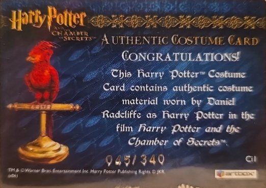 Ci1 - Harry Potter's Striped Pajamas - Back