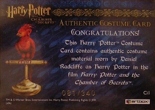 Ci1 - Harry Potter's Striped Pajamas - Back