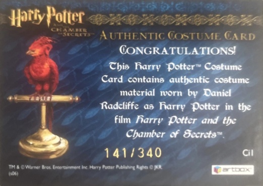 Ci1 - Harry Potter's Striped Pajamas - Back