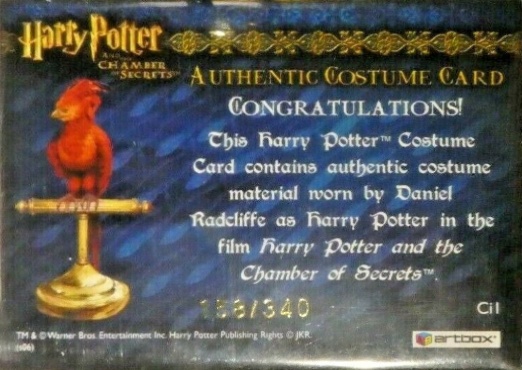 Ci1 - Harry Potter's Striped Pajamas - Back