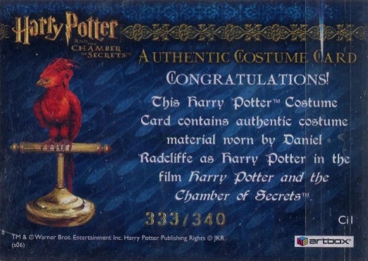 Ci1 - Harry Potter's Striped Pajamas - Back