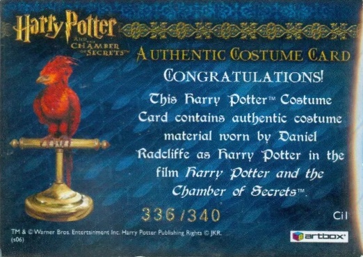 Ci1 - Harry Potter's Striped Pajamas - Back