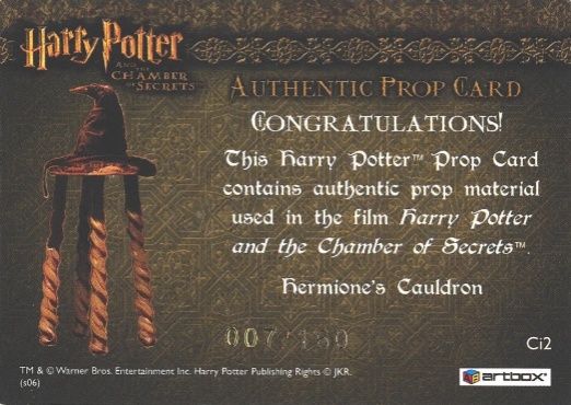 Ci2 - Hermione's Cauldron - Back