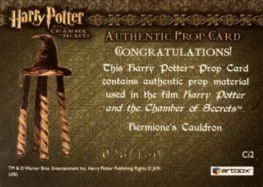 Ci2 - Hermione's Cauldron - Back