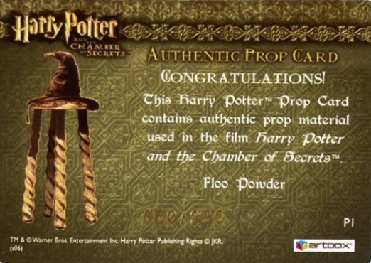 P1 - Floo Powder - Back