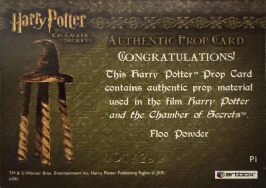 P1 - Floo Powder - Back