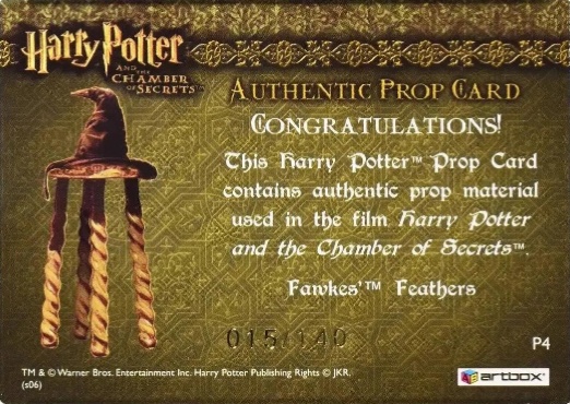 P4 - Fawkes' Feathers - Back