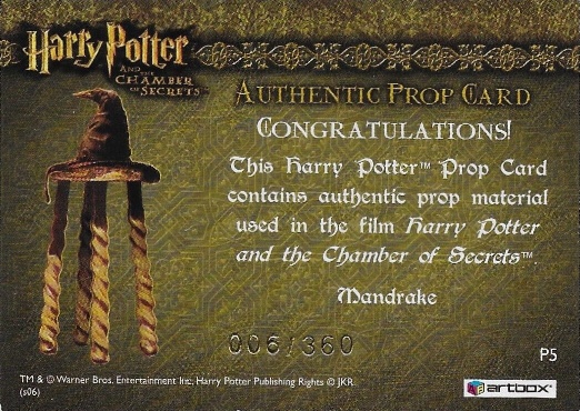 P5 - Mandrake - Back