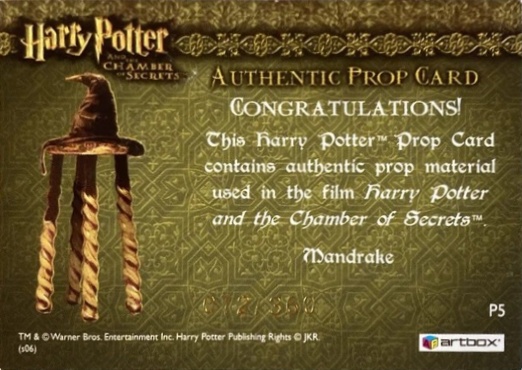 P5 - Mandrake - Back