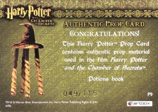 P9 - Potions Book - Back