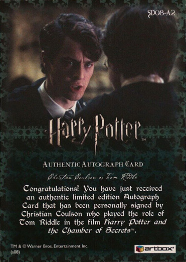 Christian Coulson as Tom Riddle - Back