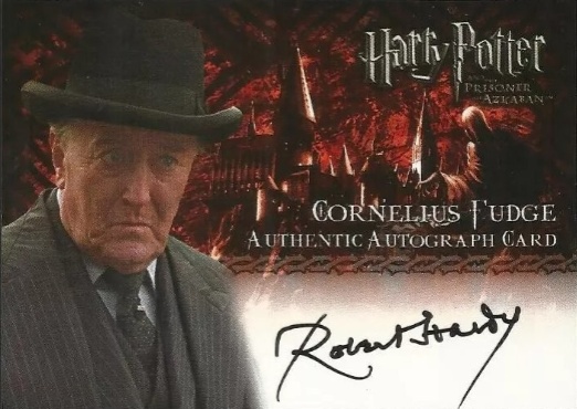 Robert Hardy as Cornelius Fudge - Front