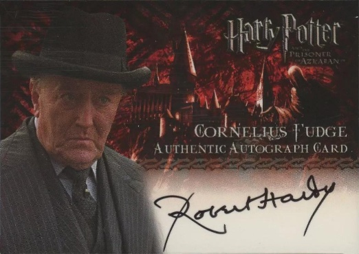 Robert Hardy as Cornelius Fudge - Front