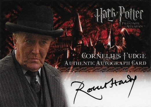 Robert Hardy as Cornelius Fudge - Front