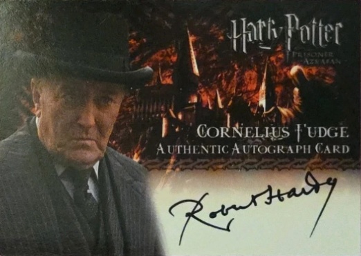 Robert Hardy as Cornelius Fudge - Front