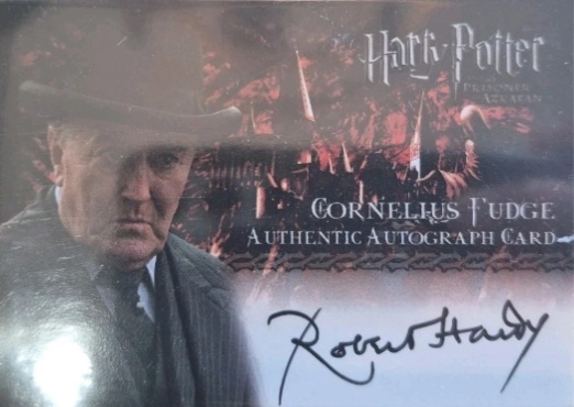 Robert Hardy as Cornelius Fudge - Front