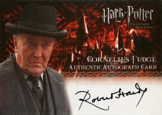 Robert Hardy as Cornelius Fudge - Front