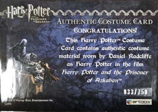 Harry Potter's Black School Robe - Back