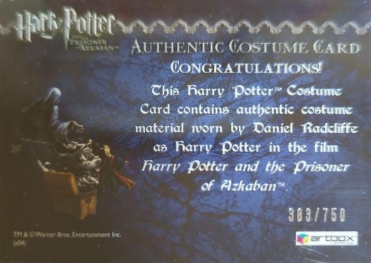 Harry Potter's Black School Robe - Back