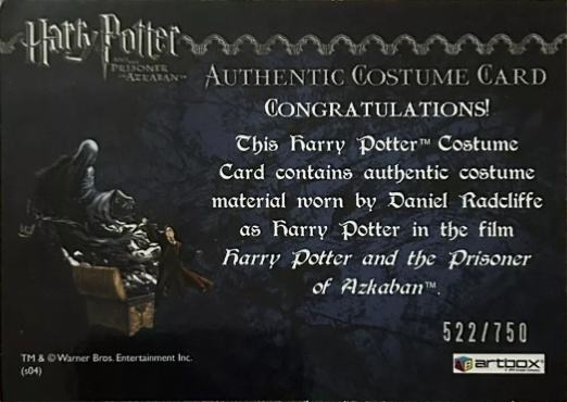 Harry Potter's Black School Robe - Back