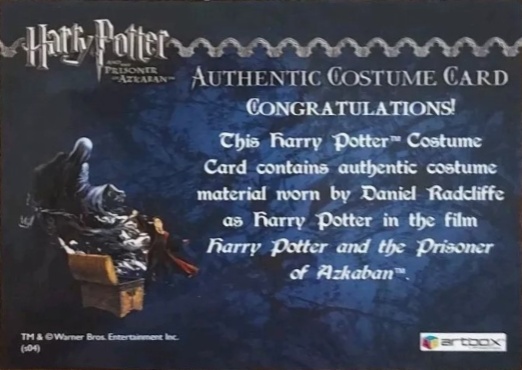 Harry Potter's Black School Robe - Back