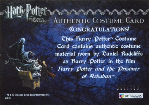 Harry Potter's Gray T-Shirt - Back