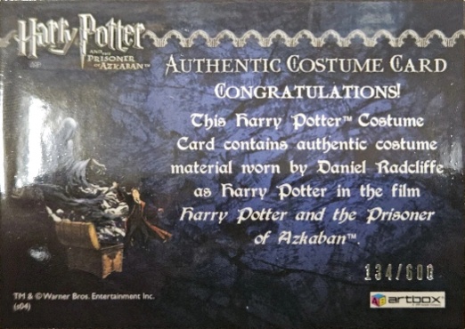 Harry Potter's Gray T-Shirt - Back