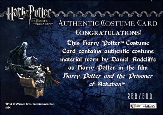 Harry Potter's Gray T-Shirt - Back