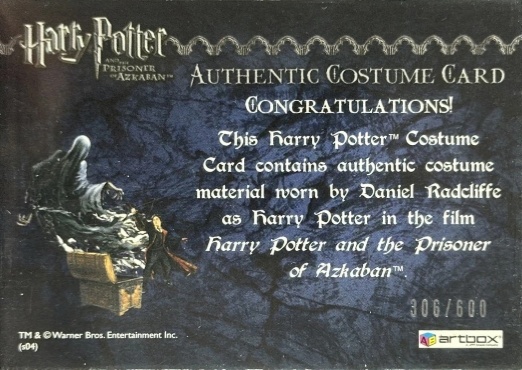 Harry Potter's Gray T-Shirt - Back