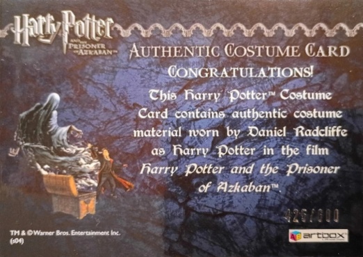 Harry Potter's Gray T-Shirt - Back