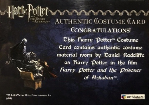 Harry Potter's Gray T-Shirt - Back