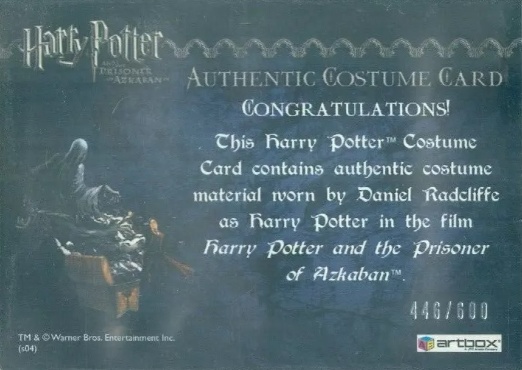 Harry Potter's Gray T-Shirt - Back