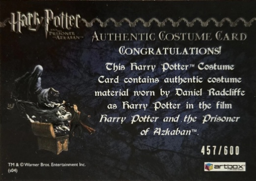 Harry Potter's Gray T-Shirt - Back