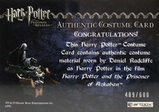 Harry Potter's Gray T-Shirt - Back