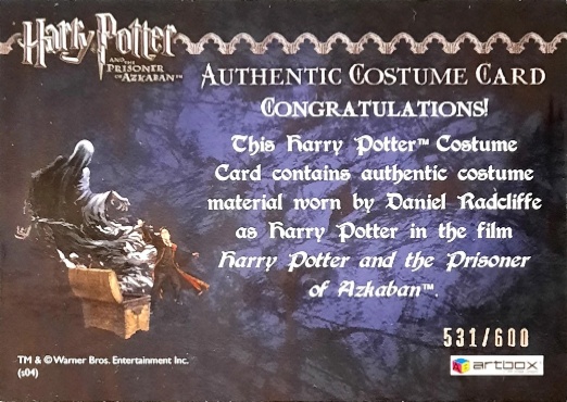 Harry Potter's Gray T-Shirt - Back