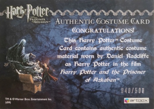 Harry Potter's Black Robe - Back