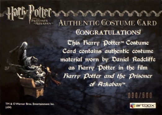 Harry Potter's Black Robe - Back